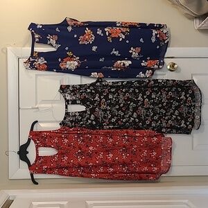 Lot of 3 old navy shift/tank dresses